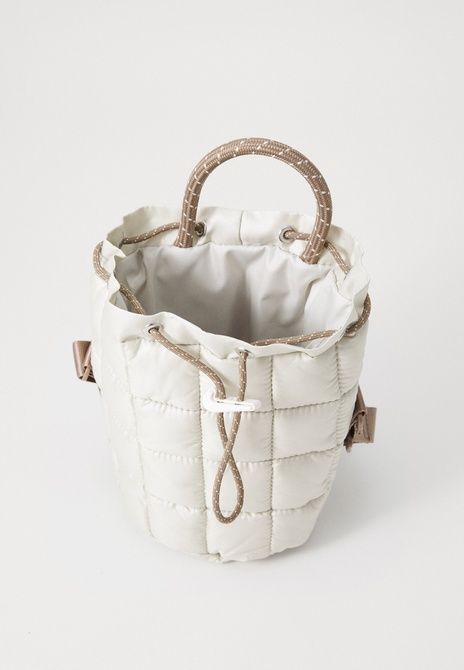 Nike Puffle Tiny Tote Cross Body Bag Light Bone / Mink Brown HQ6709-072 &mdash; фото 3 з 4