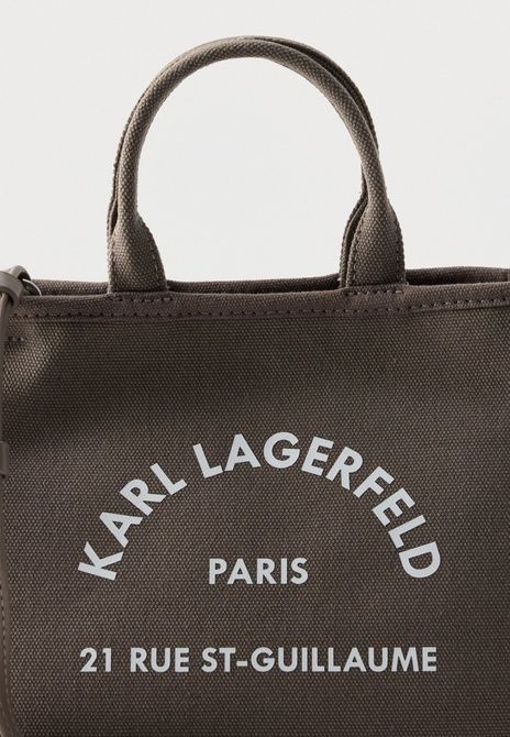 KARL LAGERFELD Trapeze Mini Handbag DARK TAUPE B2W50003-2PR &mdash; фото 4 из 4