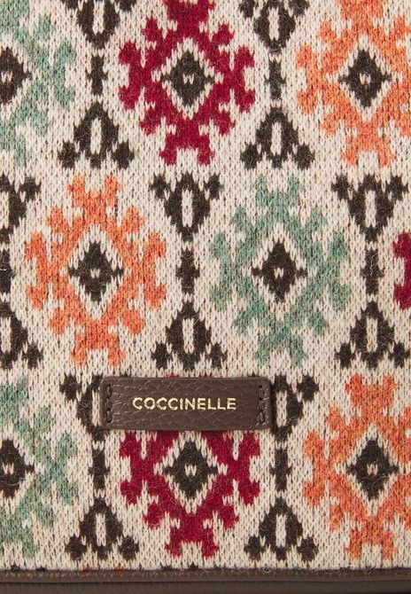 Coccinelle New Never Without Bag Tape Tote Bag Pink / Brown E1 TSJ 11 05 01 728 TU &mdash; фото 6 из 6