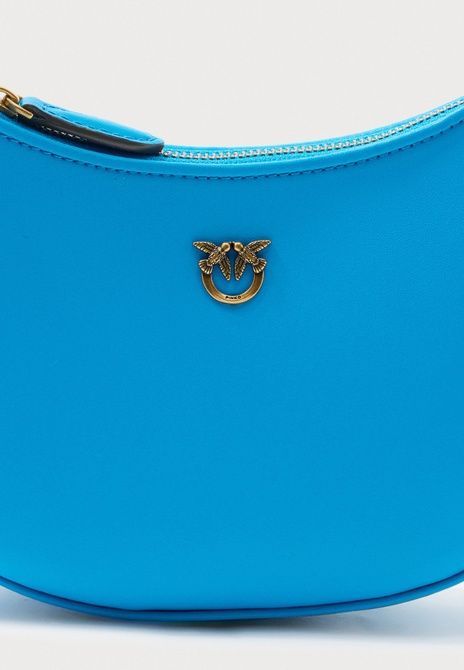 Pinko Half Moon Cross Body Bag Azzurro Dresda / Antique Gold-Coloured 103538A0F1-F32Q &mdash; фото 4 из 5