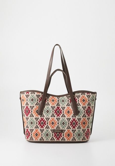 Coccinelle New Never Without Bag Tape Tote Bag Pink / Brown E1 TSJ 11 05 01 728 TU &mdash; фото 2 из 6