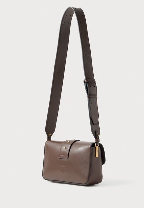 Pinko Love One Slouchy Cross Body Bag Marrone/Antique Gold-Coloured Marrone / Antique Gold-Coloured BG142453PIN &mdash; фото 3 из 5