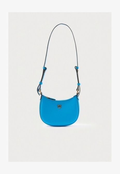 Pinko Half Moon Cross Body Bag Azzurro Dresda / Antique Gold-Coloured 103538A0F1-F32Q &mdash; фото 5 из 5