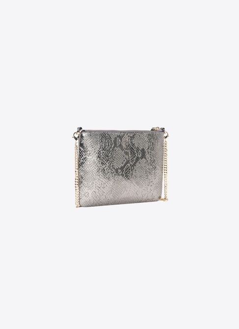 Pinko PINKO Galleria punched reptile-print Classic Flat Love Bag GOLD 100455A1T7IEHL00001 &mdash; фото 2 з 7