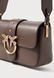 Pinko Love One Slouchy Cross Body Bag Marrone/Antique Gold-Coloured Marrone / Antique Gold-Coloured BG142453PIN &mdash; фото 5 из 5