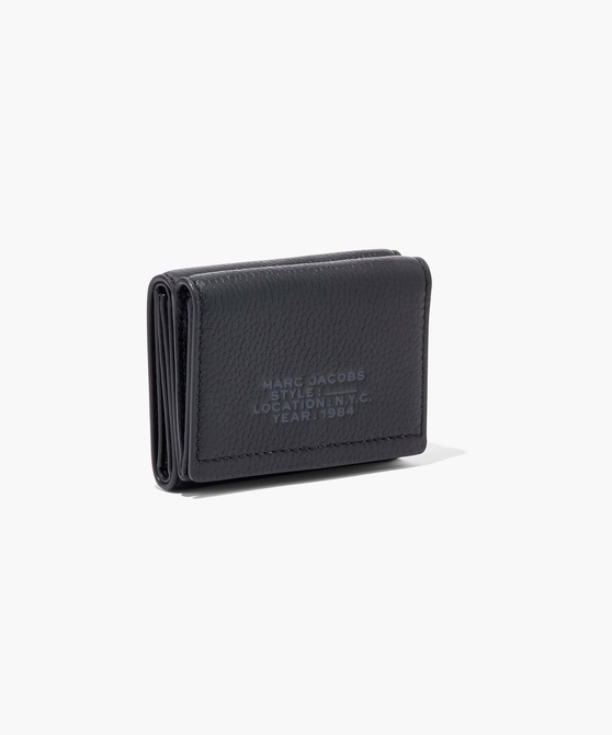 The Leather Medium Trifold Wallet BLACK MARC JACOBS — Фото, Картинка BAG❤BAG Купить оригинал Украина, Киев, Житомир, Львов, Одесса ❤bag-bag.com.ua