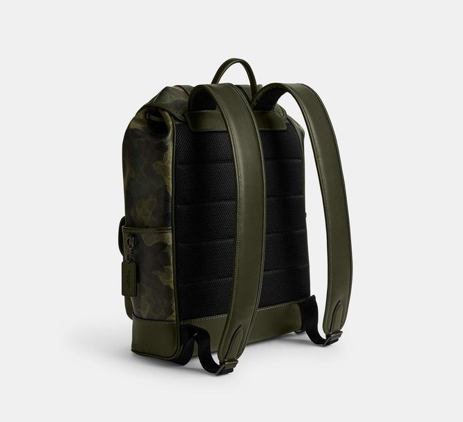 COACH League Flap Backpack In Signature Camo Print Signature Camo CAF98 &mdash; фото 3 из 5