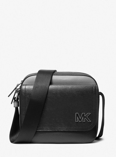 Hudson Color-Blocked Leather Messenger Bag BLACK MICHAEL KORS — Фото, Картинка BAG❤BAG Купить оригинал Украина, Киев, Житомир, Львов, Одесса ❤bag-bag.com.ua
