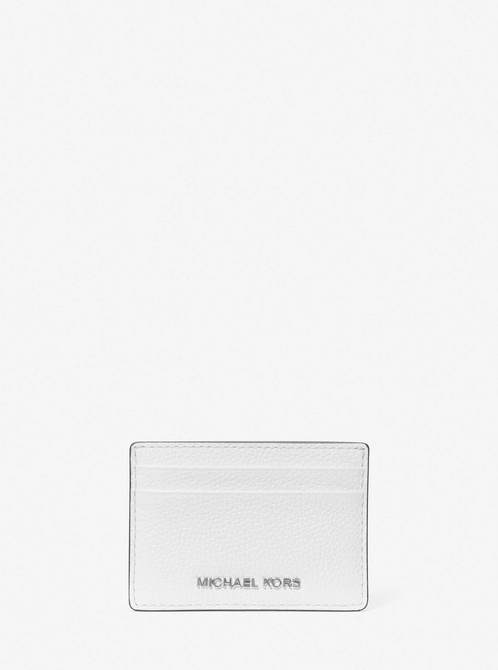 Pebbled Leather Card Case OPTIC WHITE MICHAEL KORS — Фото, Картинка BAG❤BAG Придбати оригінал Україна, Київ, Житомир, Львів, Одеса ❤bag-bag.com.ua