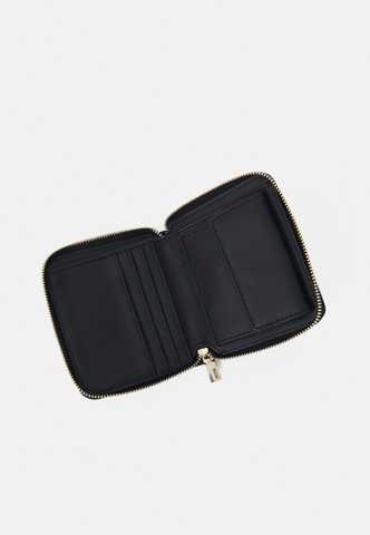 GUESS® ᐉ ECO GEMMA SMALL ZIP AROUND - Wallet 【BLACK】 Цена 2 681