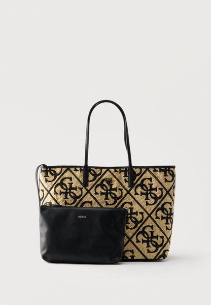 GUESS Kirsten Large 2 In 1 Tote Tote Bag Natural / Black HWWL9743240-NTB &mdash; фото 1 из 5