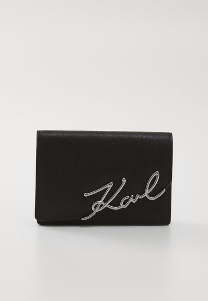 KARL LAGERFELD Signature Small Wallet Wallet Black BLACK A4W32018-1AV &mdash; фото 1 из 4