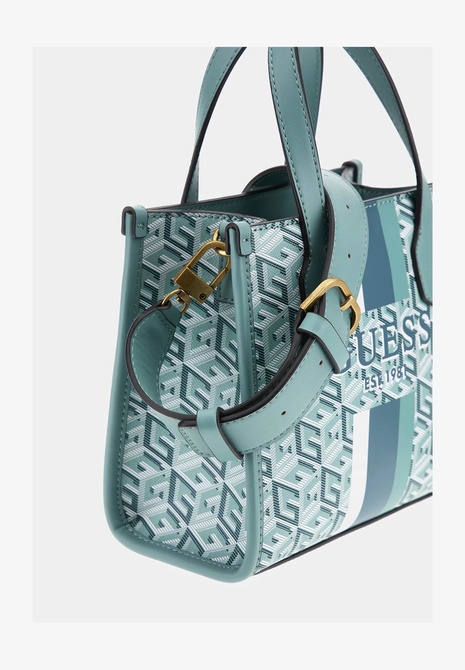 SILVANA MINI - Handbag Turquoise logo GUESS — Фото, Картинка BAG❤BAG Купить оригинал Украина, Киев, Житомир, Львов, Одесса ❤bag-bag.com.ua