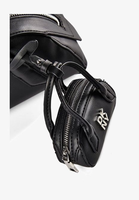 DKNY Tiana Bowling Bag Handbag Black / Silver-coloured R613ZP64-BSV &mdash; фото 4 из 4