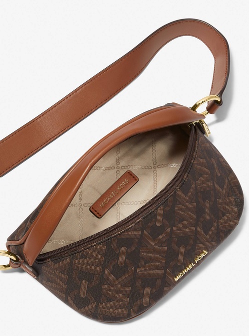 Slater Extra-Small Empire Signature Logo Sling Pack BROWN / LUGGAGE MICHAEL KORS — Фото, Картинка BAG❤BAG Купить оригинал Украина, Киев, Житомир, Львов, Одесса ❤bag-bag.com.ua