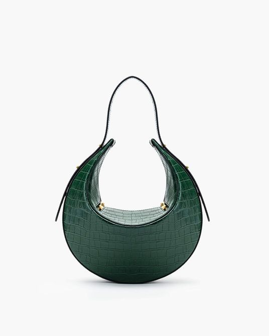 JW PEI Rantan Bag Dark Green Croc BG60707JWP &mdash; фото 3 з 8