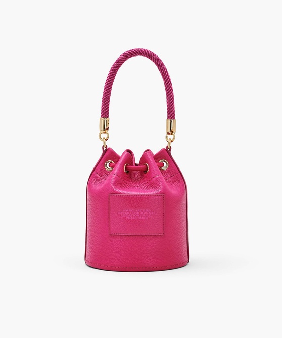 The Leather Bucket Bag Lipstick pink MARC JACOBS — Фото, Картинка BAG❤BAG Купить оригинал Украина, Киев, Житомир, Львов, Одесса ❤bag-bag.com.ua