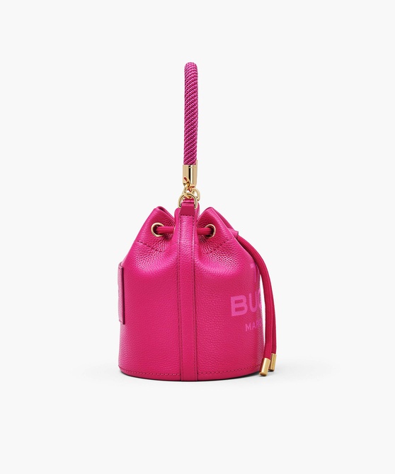The Leather Bucket Bag Lipstick pink MARC JACOBS — Фото, Картинка BAG❤BAG Купить оригинал Украина, Киев, Житомир, Львов, Одесса ❤bag-bag.com.ua