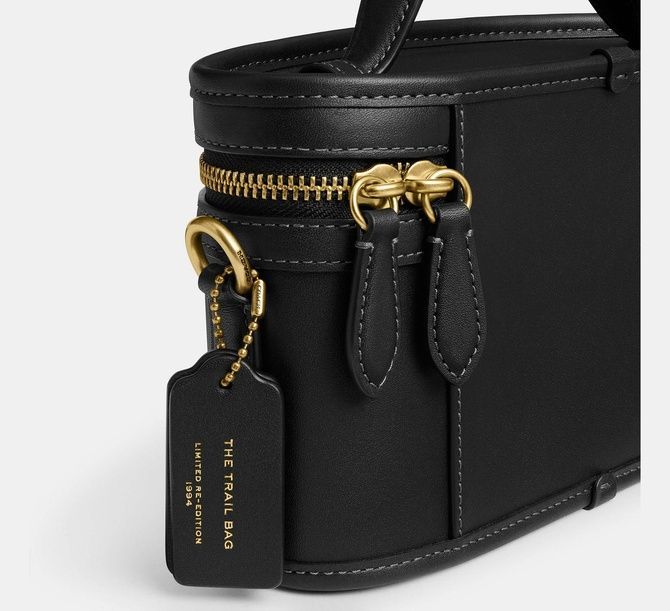 COACH Trail Bag Brass / Black CBG93 &mdash; фото 10 из 12