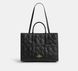 COACH Maggie Tote Bag In Signature Leather GOLD / BLACK CY672 &mdash; фото 1 из 9