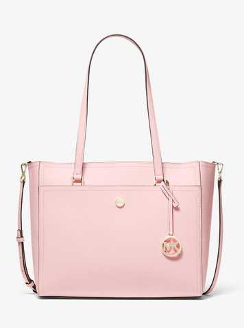 maisie large pebbled leather tote