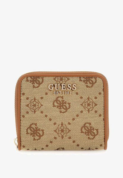 GUESS Neda 4G- Und Peony-Logo Wallet Beige Beige BG118303GUE &mdash; фото 1 из 4