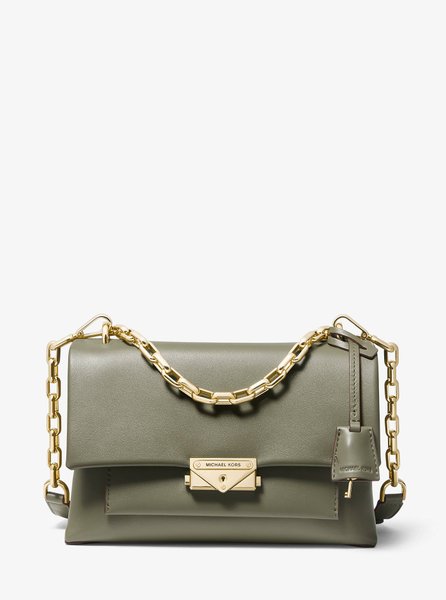 Cece Medium Leather Shoulder Bag ARMY MICHAEL KORS — Фото, Картинка BAG❤BAG Купить оригинал Украина, Киев, Житомир, Львов, Одесса ❤bag-bag.com.ua