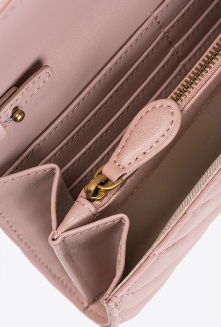 Love Bag Chevron purse Pink dusty pink antique gold Pinko — Фото, Картинка BAG❤BAG Купить оригинал Украина, Киев, Житомир, Львов, Одесса ❤bag-bag.com.ua