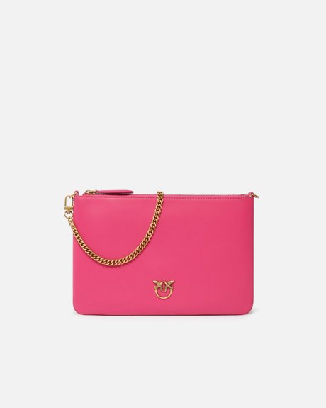 Classic Flat Love Bag Simply PINKO PINK-ANTIQUE GOLD Pinko — Фото, Картинка BAG❤BAG Придбати оригінал Україна, Київ, Житомир, Львів, Одеса ❤bag-bag.com.ua