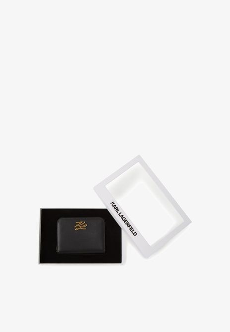 KARL LAGERFELD K/Autograph Zip Wallet Wallet Black / Gold-coloured A4W32036-992 &mdash; фото 8 з 8