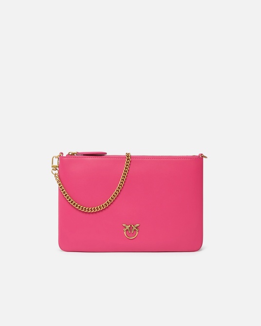 Classic Flat Love Bag Simply PINKO PINK-ANTIQUE GOLD Pinko — Фото, Картинка BAG❤BAG Купить оригинал Украина, Киев, Житомир, Львов, Одесса ❤bag-bag.com.ua