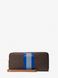 Large Logo Stripe Continental Wallet ELECTRIC BLUE MICHAEL KORS — 1/3 Фото, Картинка BAG❤BAG Купить оригинал Украина, Киев, Житомир, Львов, Одесса ❤bag-bag.com.ua