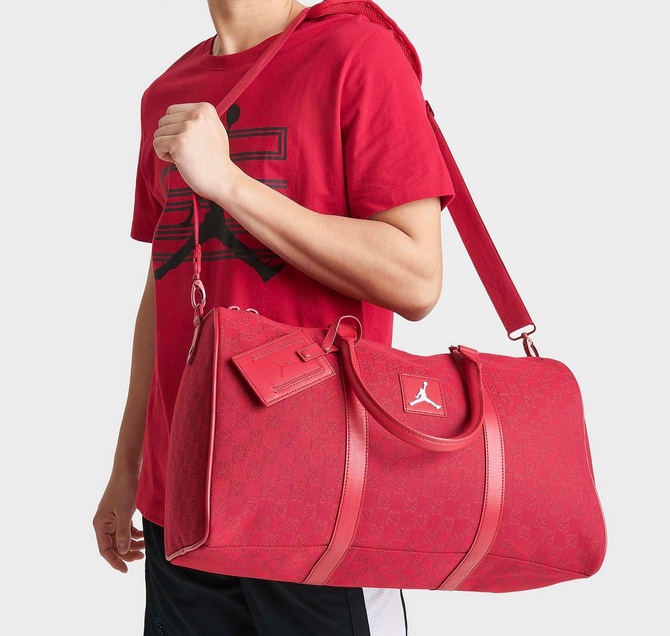 MONOGRAM DUFFLE Bag - Weekend Bag RED Jordan — Фото, Картинка BAG❤BAG Купить оригинал Украина, Киев, Житомир, Львов, Одесса ❤bag-bag.com.ua