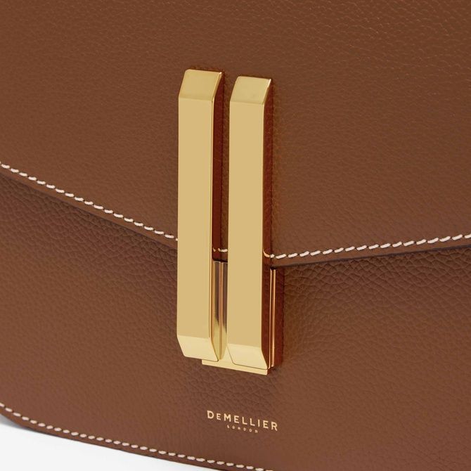 DeMellier The Vancouver Tan Small Grain Ecru Stitching N41-SG-M32-1 &mdash; фото 5 з 10