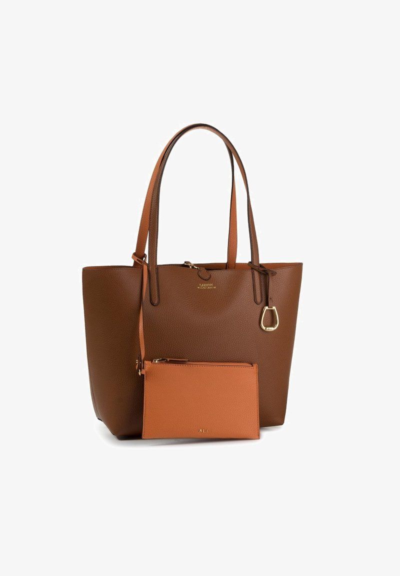 ralph lauren faux leather reversible tote