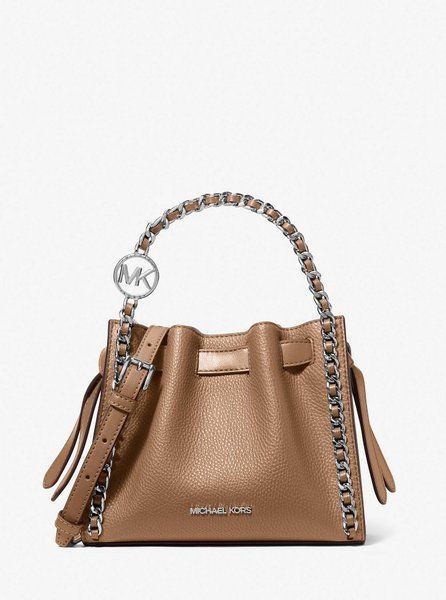 MICHAEL KORS Mina Small Chain Convertible Crossbody Bag DRIFTWOOD 35F5S4MC1V &mdash; фото 1 из 3