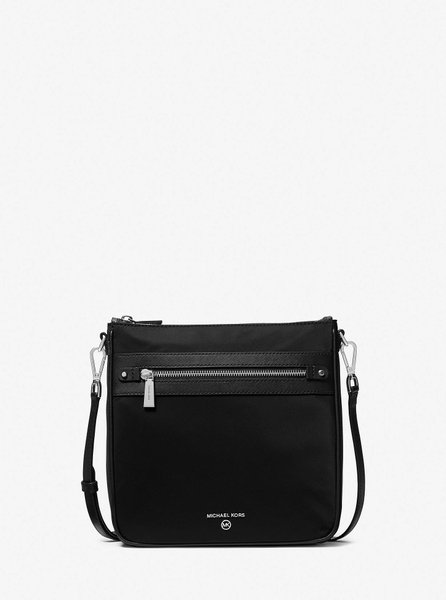 Jet Set Large Nylon Gabardine Messenger Bag BLACK MICHAEL KORS — Фото, Картинка BAG❤BAG Придбати оригінал Україна, Київ, Житомир, Львів, Одеса ❤bag-bag.com.ua