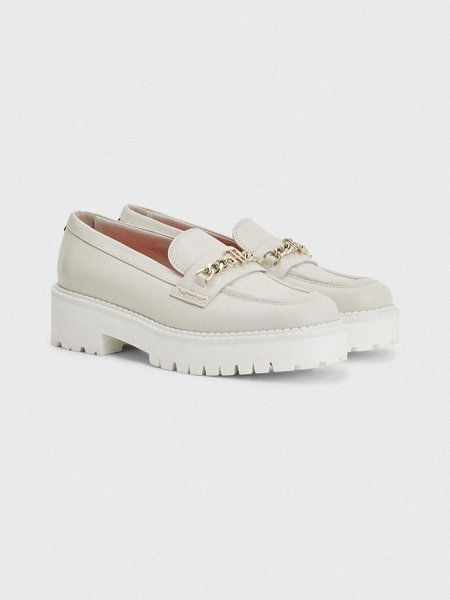 Leather Platform Loafer White dove TOMMY HILFIGER — Фото, Картинка BAG❤BAG Купить оригинал Украина, Киев, Житомир, Львов, Одесса ❤bag-bag.com.ua