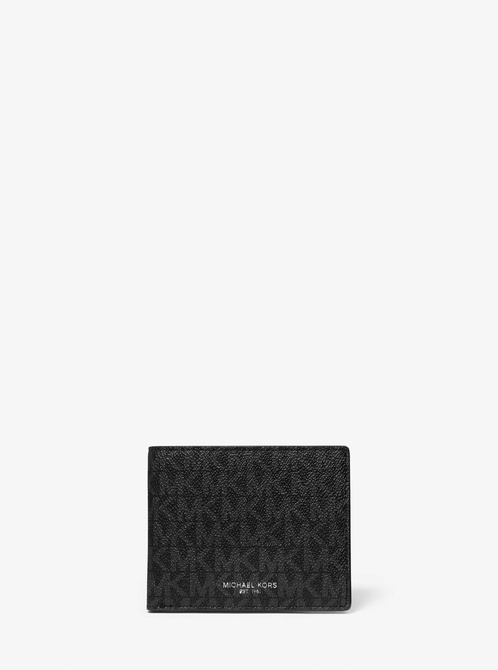 Greyson Logo Slim Billfold Wallet BLACK MICHAEL KORS — Фото, Картинка BAG❤BAG Купить оригинал Украина, Киев, Житомир, Львов, Одесса ❤bag-bag.com.ua
