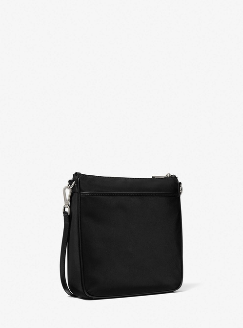 Jet Set Large Nylon Gabardine Messenger Bag BLACK MICHAEL KORS — Фото, Картинка BAG❤BAG Купить оригинал Украина, Киев, Житомир, Львов, Одесса ❤bag-bag.com.ua