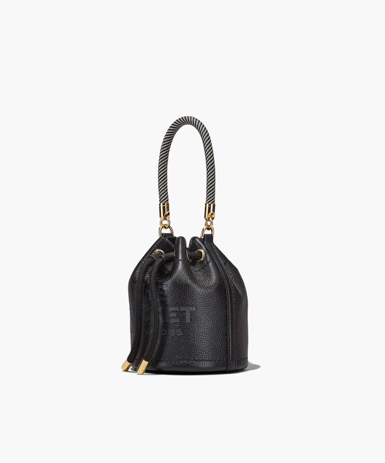 The Leather Mini Bucket Bag BLACK MARC JACOBS — Фото, Картинка BAG❤BAG Купить оригинал Украина, Киев, Житомир, Львов, Одесса ❤bag-bag.com.ua