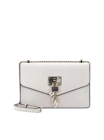 DKNY Elissa Small Pebbled Leather Charm and Lock Shoulder Bag