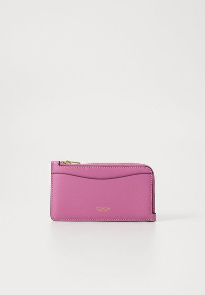 COACH New York Zip Card Case Wallet Pink PINK CZ112-B4/FUSCHIA &mdash; фото 1 з 4
