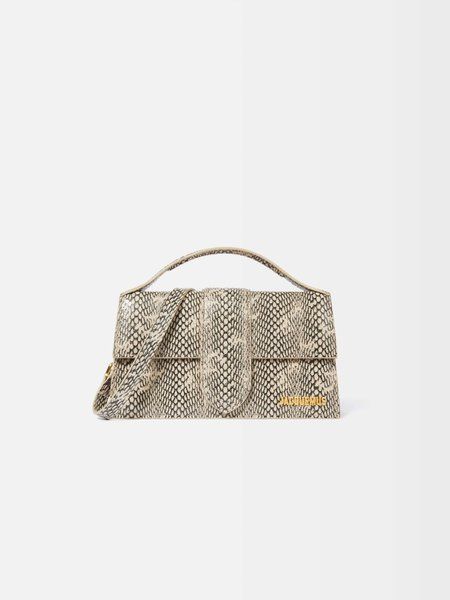 Jacquemus The large Bambino &mdash; Crossbody flap bag Beige BAW00007AC05G04150 &mdash; фото 1 из 7