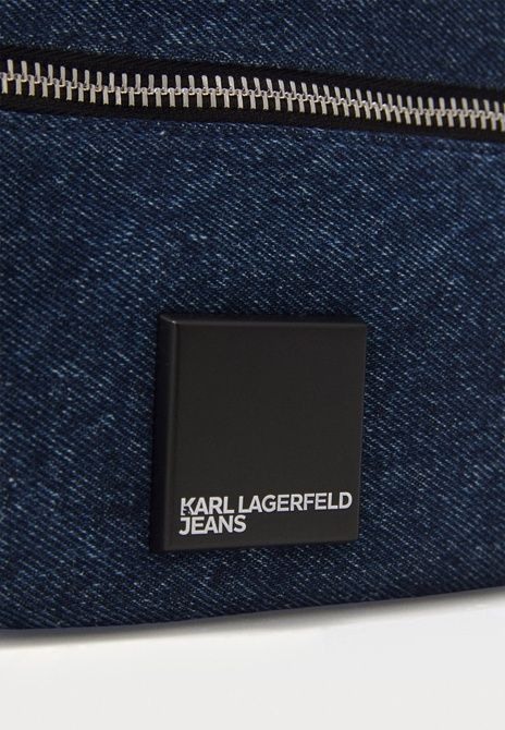KARL LAGERFELD Soft Bag Cross Body Bag Mid Blue Denim Wash A3W30208 &mdash; фото 4 из 5