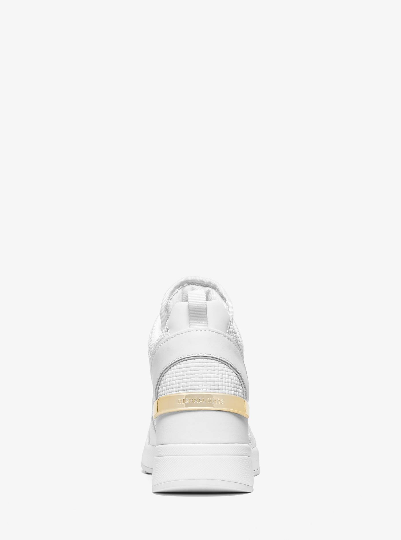 ❤ Georgie Woven Leather Trainer 