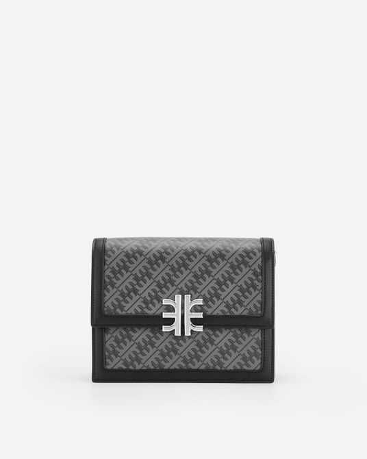 JW PEI FEI Mini Flap Crossbody Iron Black BG60888JWP &mdash; фото 2 из 15