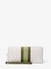 Logo Stripe Continental Wristlet LIGHT SAGE / OLIVE MICHAEL KORS — 1/2 Фото, Картинка BAG❤BAG Купить оригинал Украина, Киев, Житомир, Львов, Одесса ❤bag-bag.com.ua