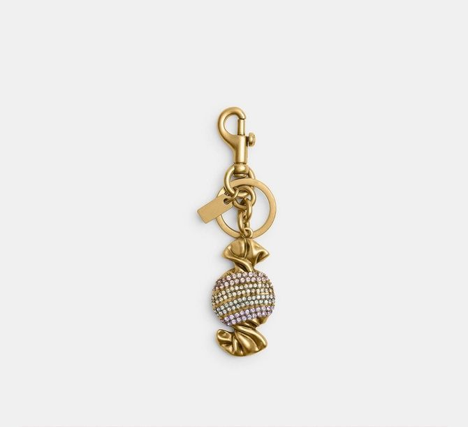 COACH Candy Bag Charm Brass / Multi CDD09 &mdash; фото 3 из 3