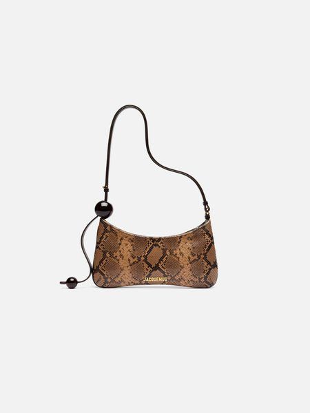Jacquemus The Bisou Perle &mdash; Beaded shoulder-bag LIGHT BROWN 231BA057-3198-810 &mdash; фото 1 з 5